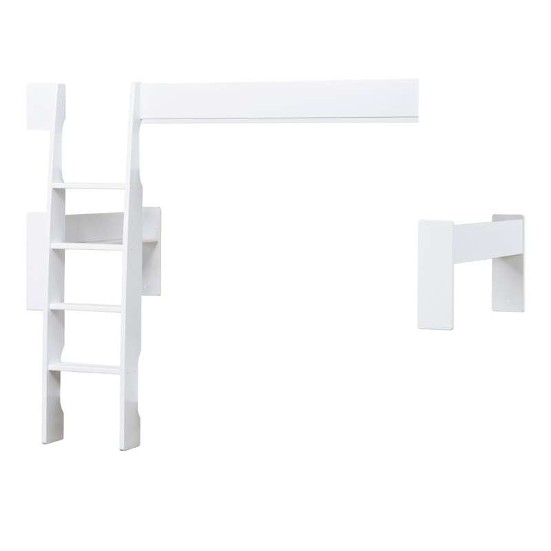 Hoppekids PURE - Etagenbett Modul - 90x200 cm - Weiß 