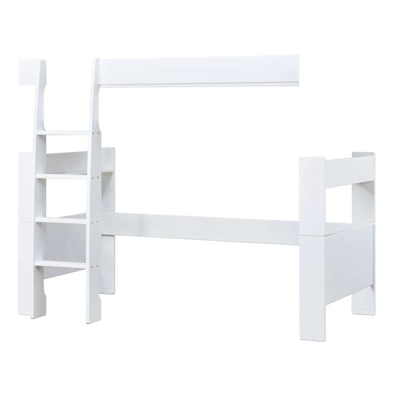 Hoppekids PURE - Hochbett Modul - 90x200 cm - Weiß 