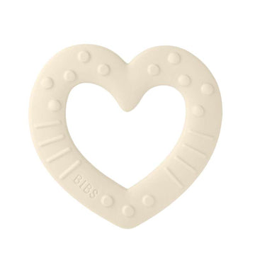 BIBS Gioca - Baby Bitie Bidering - Cuore - Avorio 