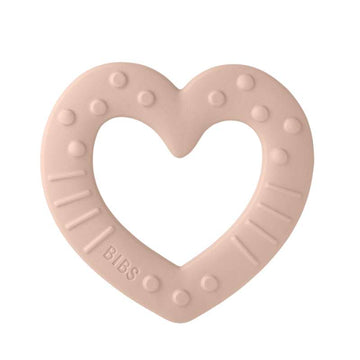 BIBS Igraj - Baby Bitie Ogrlica - Srce - Blush 