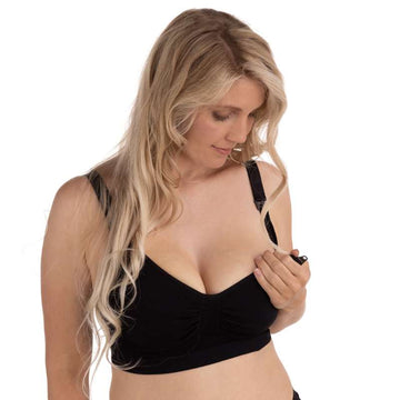 Carriwell New Mum Carri-Gel Nursing Bra Seamless - black 