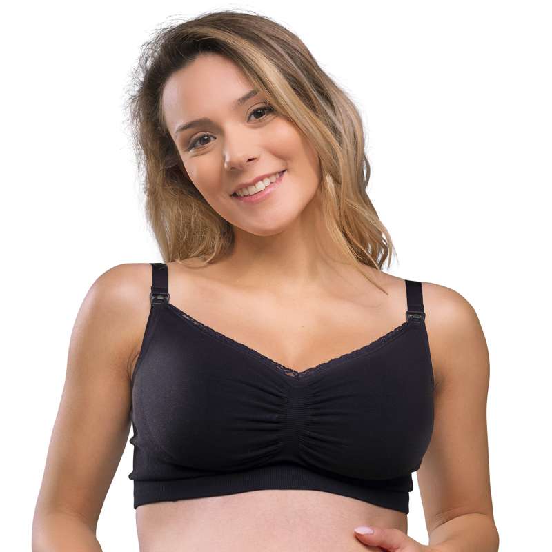 Carriwell Nuova mamma Senzapensieri reggiseno per allattamento biologico - nero 