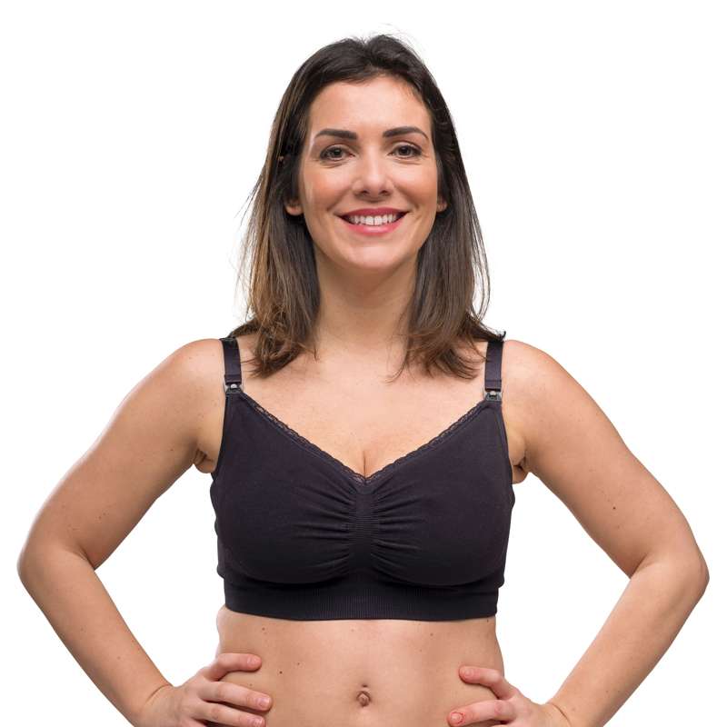 Carriwell Nuova mamma Senzapensieri reggiseno per allattamento biologico - nero 