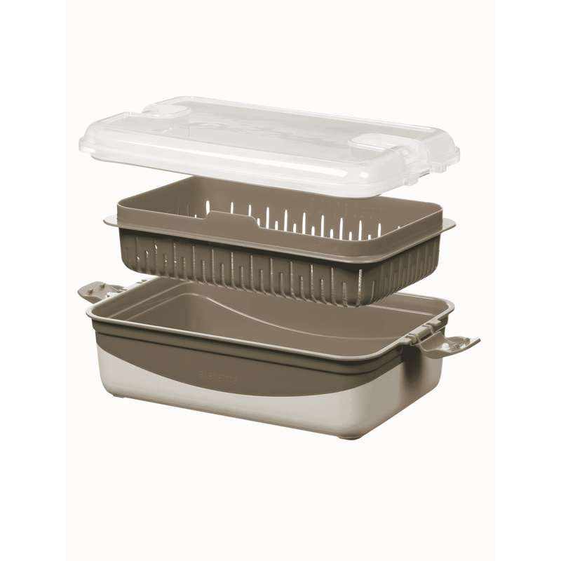 Sistema Rectangle Steamer Heatables - 2.45L - Latte
