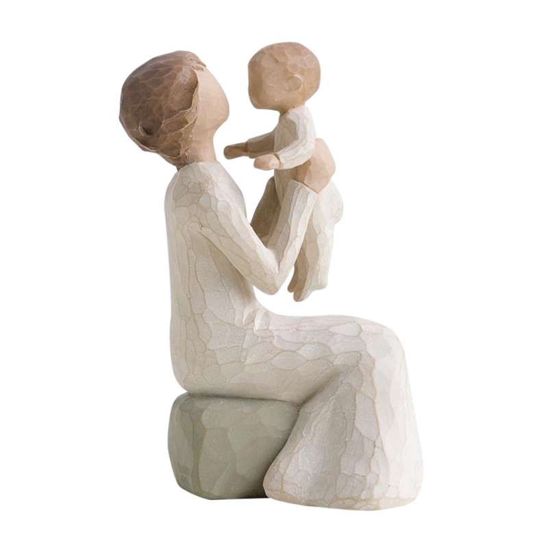 Willow Tree Grandmother Figur (grandmother with little grandchild) 