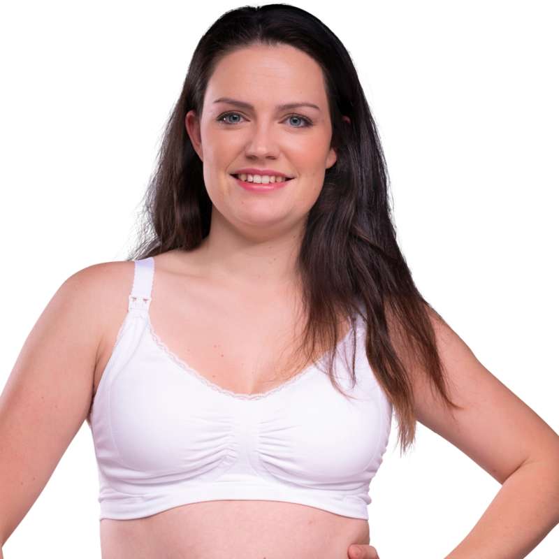 Carriwell New Mum Padded Carri-Gel nursing bra - white 