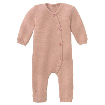 Disana Salopet tricotat - Lână merinos - Rosa 
