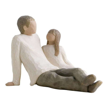 Willow Tree Father & Daughter Figurine (father and daughter) 