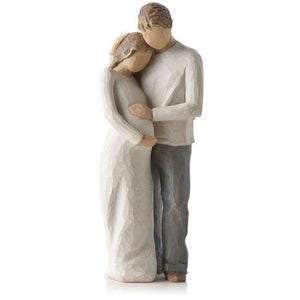 Willow Tree Home Figuur (man en zwangere vrouw) 