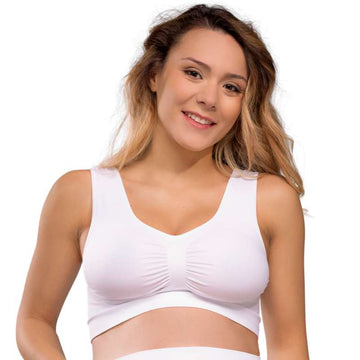 Carriwell Maman à être Soutien-gorge de grossesse sans coutures - blanc 