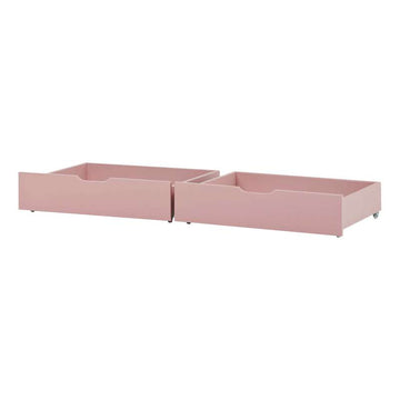 Hoppekids Drawer set on wheels - 2 pcs. (Multiple sizes) - Pale Rose 