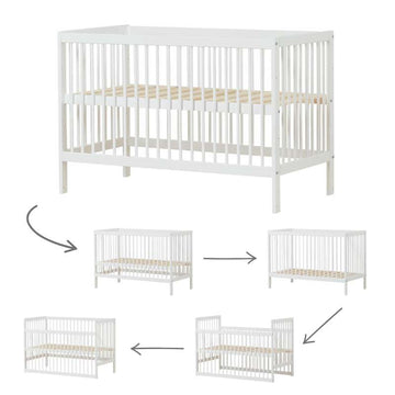 Hoppekids IDA-MARIE - Κούνια - 60x120 εκ. - Λευκό 