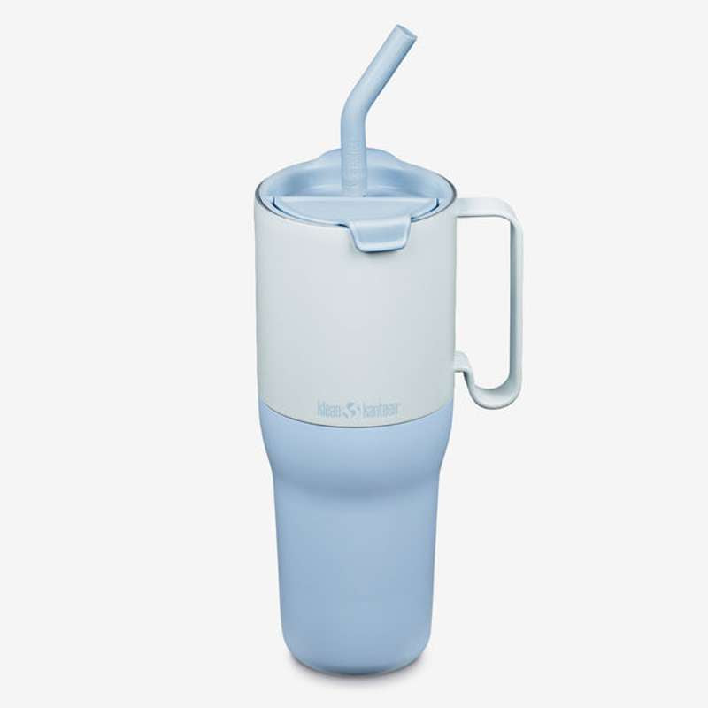 Klean Kanteen Rise Tumbler 1064ml (w/Straw & Flip Straw Lid) - Jääsininen 