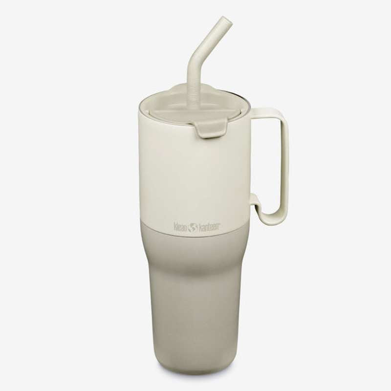 Klean Kanteen Rise Tumbler 1064ml (w/Straw & Flip Straw Lid) - Tofu 