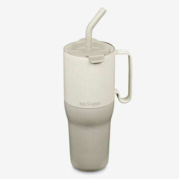 Klean Kanteen Rise Tumbler 1064ml (m/Strå & Flip Straw Lokk) - Tofu 