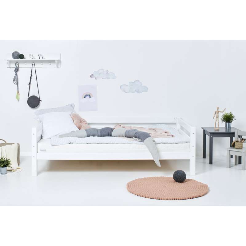 Hoppekids ECO Luxury - Pat junior - 120x200 cm. - Alb 