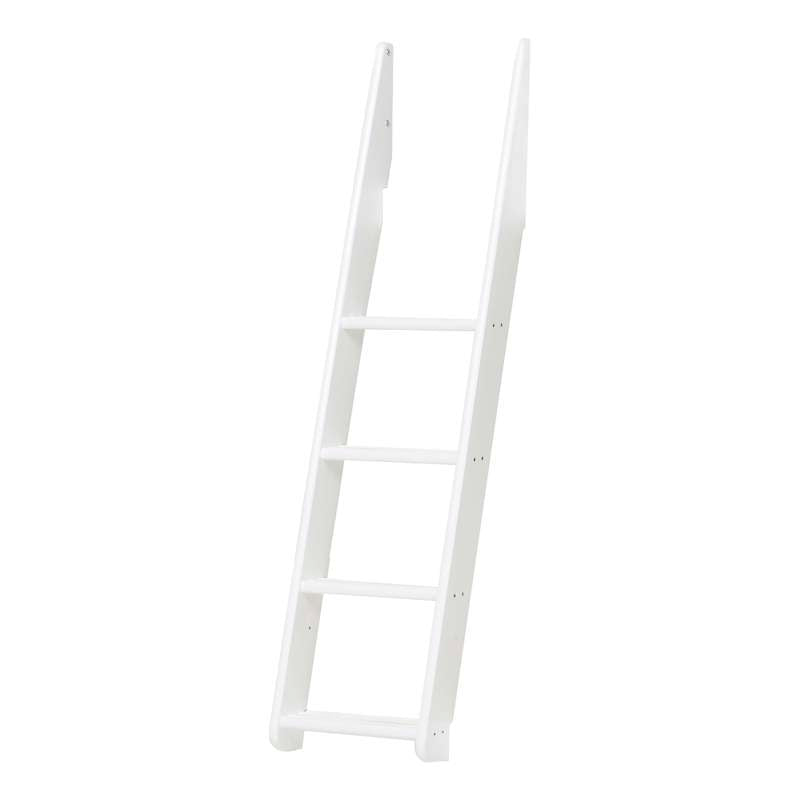 Hoppekids ECO Luxury - Schuin Ladder naar Hoogslaper - Wit 