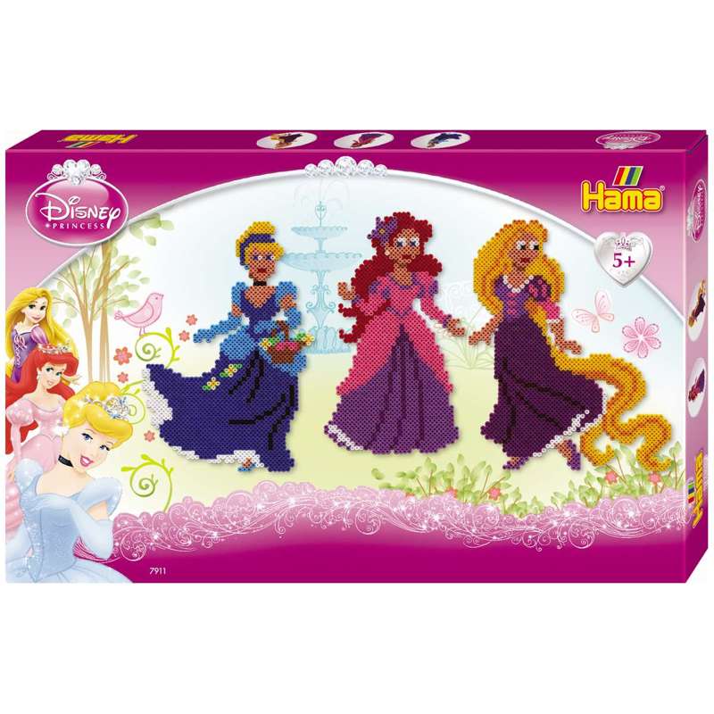 HAMA Pearl set in gift box - Disney - 3 Princesses 