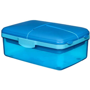 Sistema Lunchbox met Drinkfles/Koelelement - Slimline Quaddie - 1.5L - Blauw 