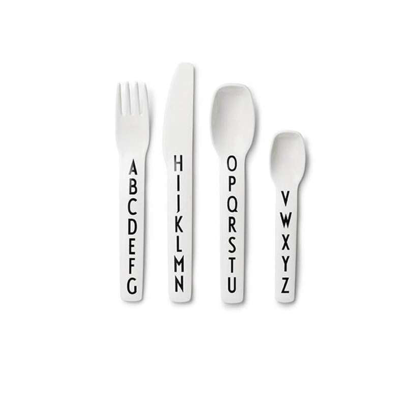 Design Letters Kinderen bestek - Wit 