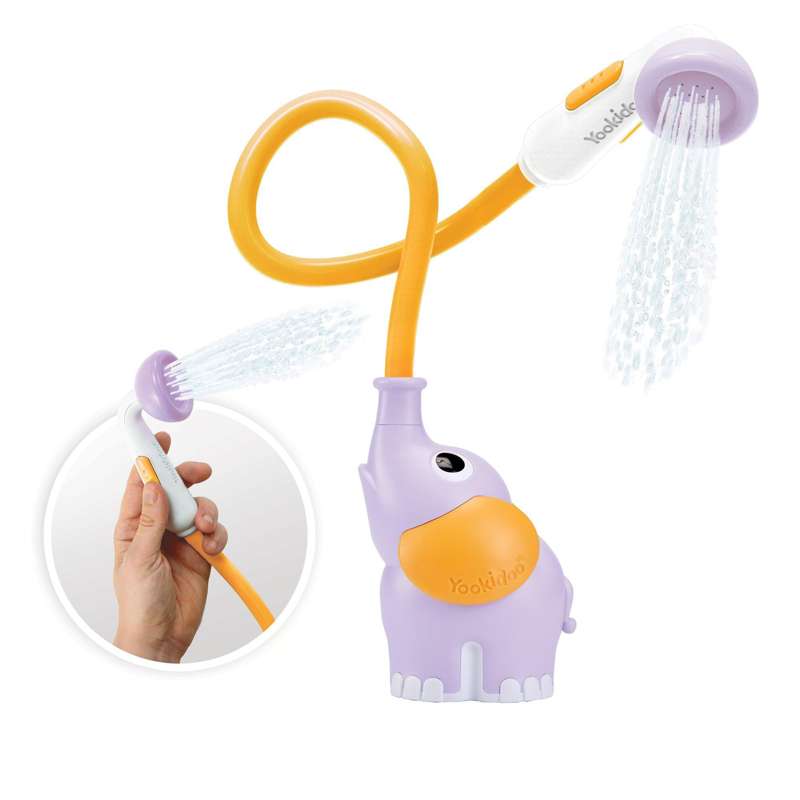 Yookidoo Jouet de bain éléphant douche - violet 