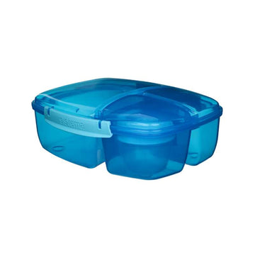 Sistema Brotdose - Triple Split Lunch - 2L - Blau 