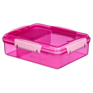 Sistema Kutija za užinu - Snack Attack Duo Ručak - 975ml - Roza 