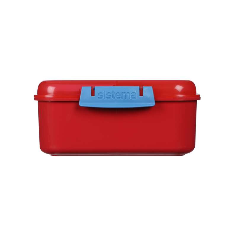 Sistema Bento Cube Lunch - Madkasse m. Bæger - Kids - 1.25L - One Eyed Alien/Watermelon
