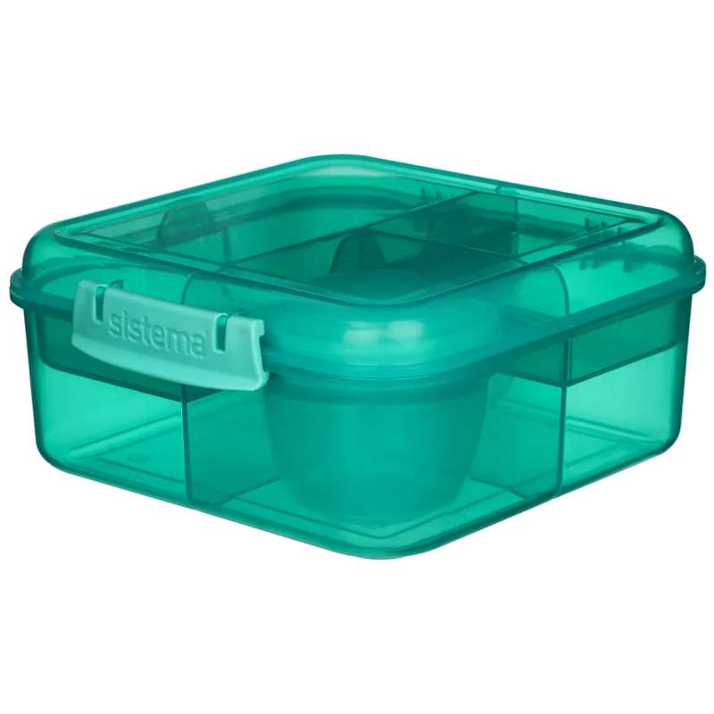 Sistema Δοχείο φαγητού - Bento Cube Lunch - 1.25L - Τιρκουάζ 
