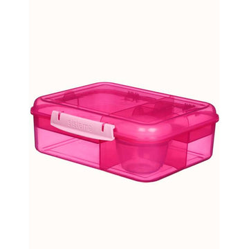 Sistema Scatola per il pranzo - Bento Lunch - 1.65L - Rosa 