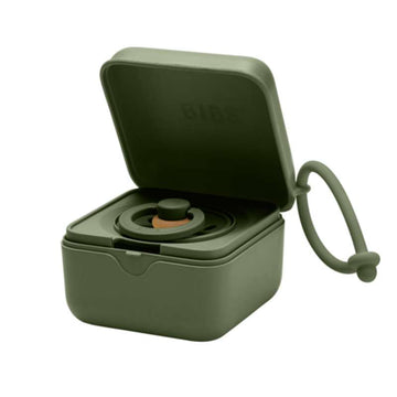 BIBS Accessories Pacifier Box - Pacifier box with space for 3 pacifiers - Hunter Green 