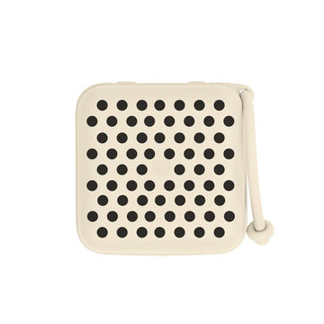 BIBS Dodatki Škatlica za dudo - Sutteboks - Polka Studio - slonokoščena/črna 