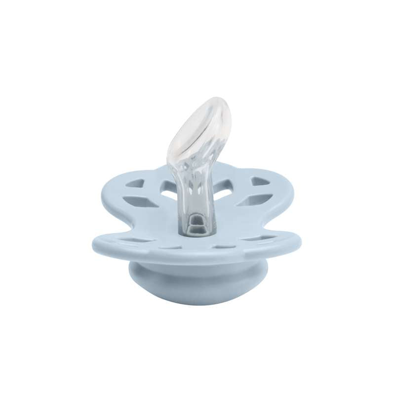 BIBS Anatomische Infinity-Sut - Gr. 1 - Silikon - Baby Blau 