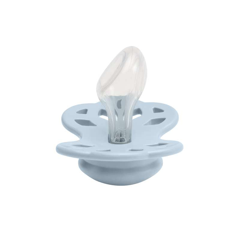 BIBS Anatomische Infinity-Sut - Gr. 2 - Silikon - Baby Blau 