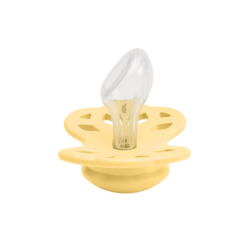BIBS Anatomische Infinity-Sut - Gr. 2 - Silikon - Blasse Butter 