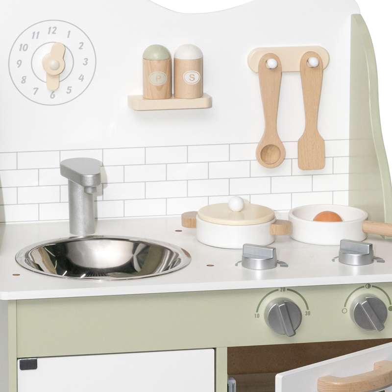 Play kitchen w. Contents - Frosty Green 
