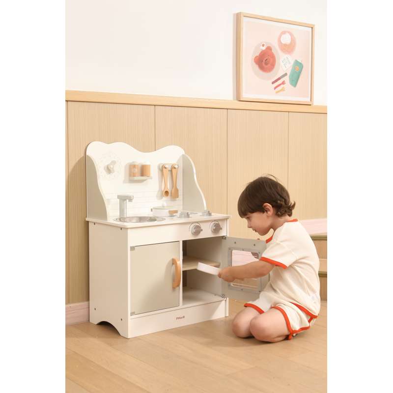 Play kitchen with contents - Nude Beige 