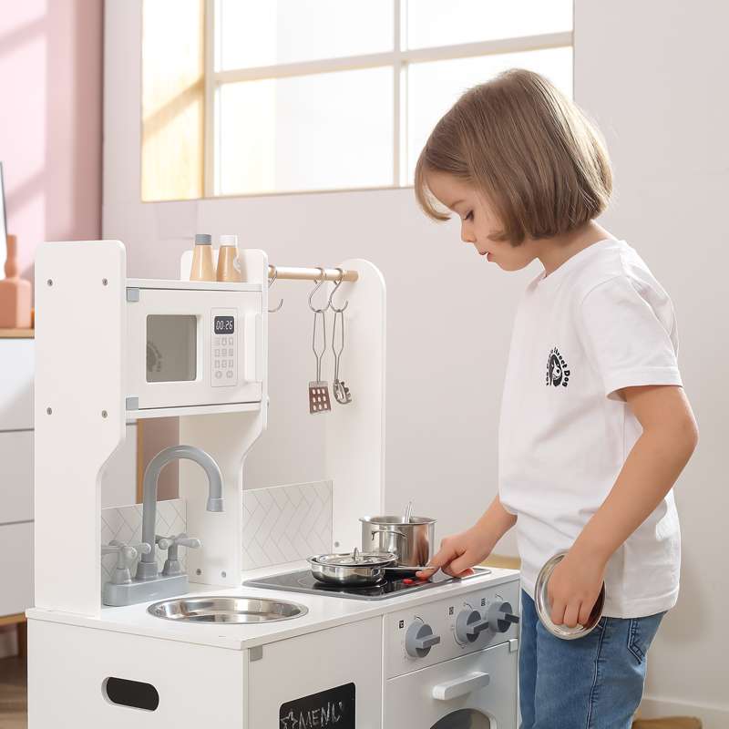 Kid'oh Chef's play kitchen with sound and light (white) 