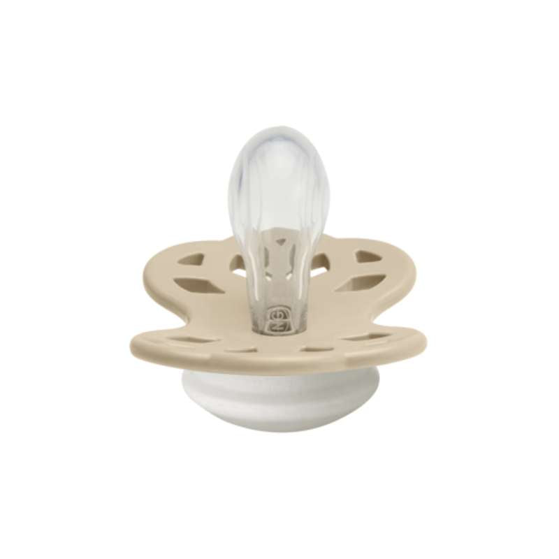 BIBS Sut Infinito Simmetrico - tg. 1 - Silicone - GLOW - Vaniglia 