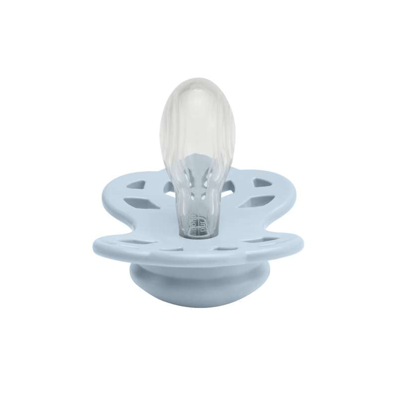 BIBS Symmetrisch Infinity Sut - mt. 2 - Silicone - Babyblauw 