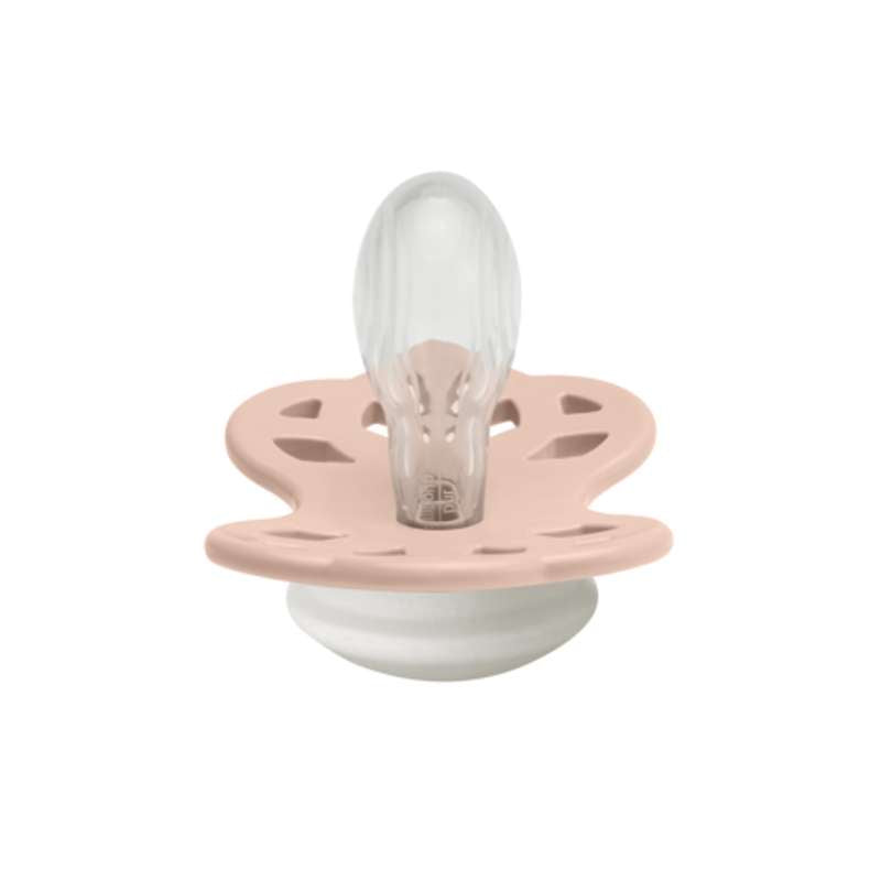 BIBS Symmetrisk Infinity Sut - str. 2 - Silikon - GLOW - Blush 