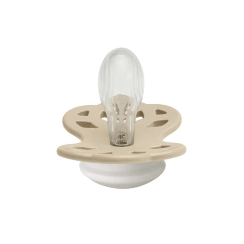 BIBS Symmetrische Infinity Sut - mt. 2 - Siliconen - GLOW - Vanille 