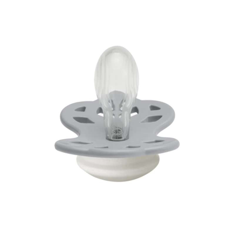 BIBS Symmetrische Infinity Sut - mt. 2 - Silicone - GLOW - Cloud 