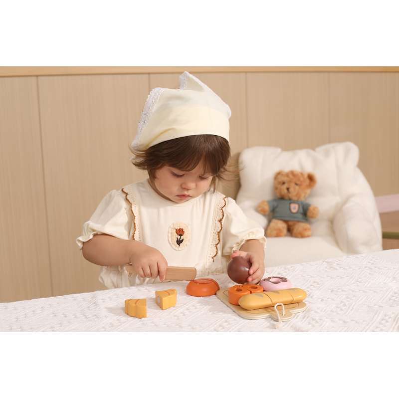 Kid'oh Jedzenie - Wyroby piekarnicze z deską do krojenia 