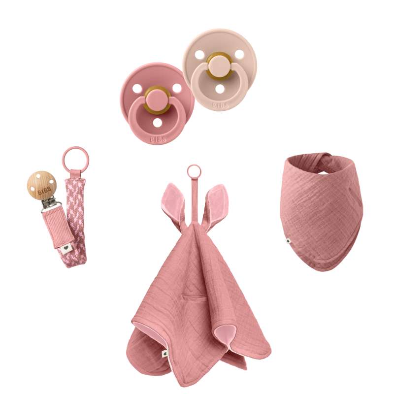 BIBS Bundle - No1 - Staubiges Pink/Blush 