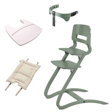 Leander Louie™ High Chair - Sage Green - Bundle 2 