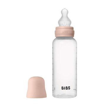 BIBS Bottiglia - Set di biberon - Plastica - Silicone/Flusso Medio/Rotondo - 270 ml. - Blush 