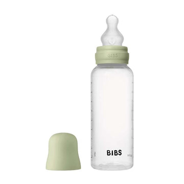 BIBS Μπουκάλι - Σετ Πιπίλας - Πλαστικό - Σιλικόνη/Μέτρια Ροή/Στρογγυλό - 270 ml. - Σαγκ 