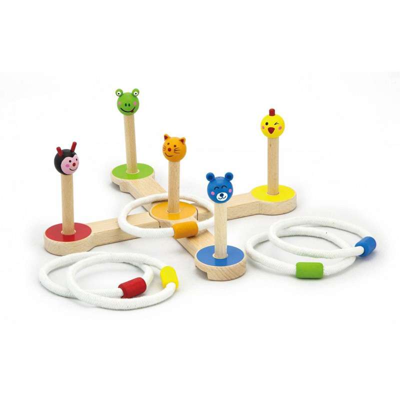 {{3c27b2b2dea475fd0b559f564e86d6e25}} Garden game ring toss in wood 