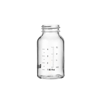 BIBS Pullo - Lisävarusteet - Pieni tuttipullo - Lasi - 120 ml. 